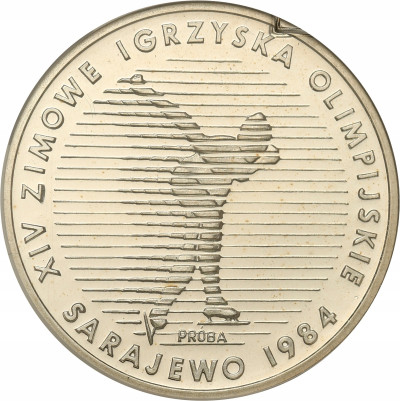 PRL PRÓBA srebro 500 złotych 1983 Sarajewo