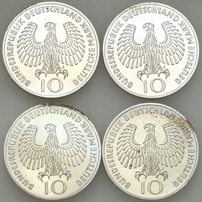 Niemcy. 10 marek 1972 Igrzyska Olimpijskie, 4 szt – SREBRO