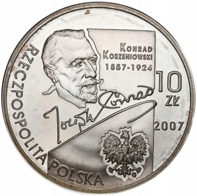 10 złotych 2007 Korzeniowski - SREBRO