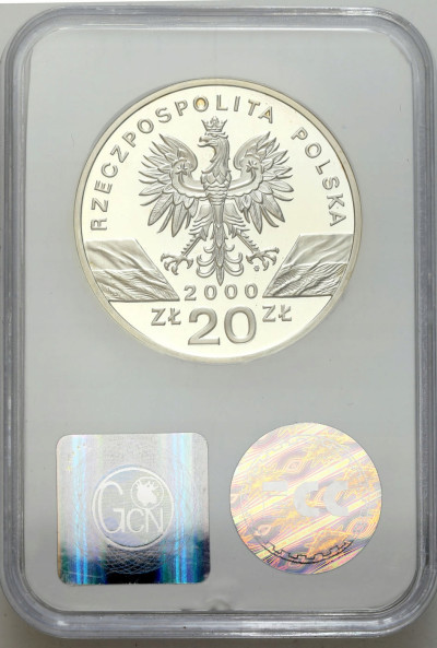 20 złotych 2000 Dudek GCN PR69 - SREBRO
