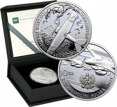 10 złotych 2019 - 100-lecie lotnictwa wojskowego