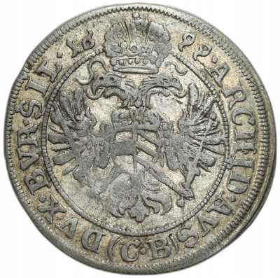 Austria, Leopold I (1657-1705). 3 krajcary 1699, CB Brzeg