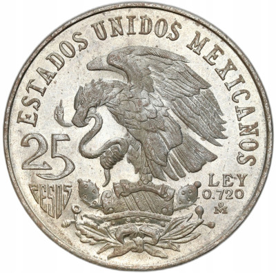 Meksyk - 25 peso 1968 - Igrzyska XIX Olimpiady, Meksyk 1968 – SREBRO