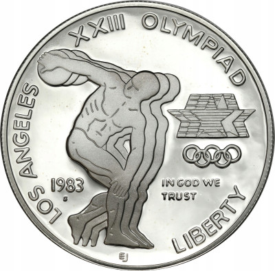USA. 1 dolar 1983 Igrzyska Los Angeles – SREBRO