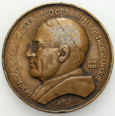 II RP. Medal 1927 Koronacja obrazu Matki Boskiej w Wilnie