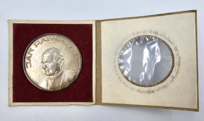 PRL. Medal 1982 Jan Paweł II, srebro