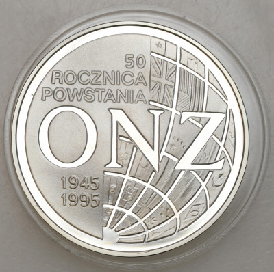 20 złotych 1995 ONZ – SREBRO