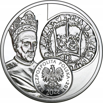 20 złotych 2015 Półgrosz Władysława Jagiełły - SREBRO