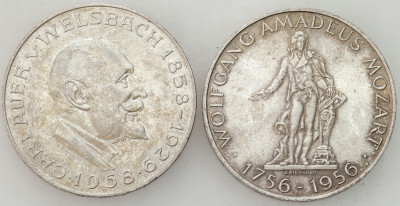 Austria. 25 szylingów 1929-1956, 2 szt – SREBRO