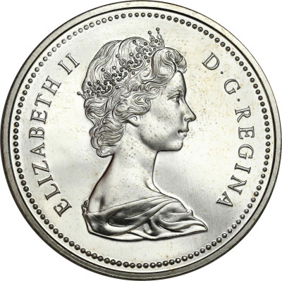 Kanada. 1 dolar 1975, 100 lat Calgary – SREBRO