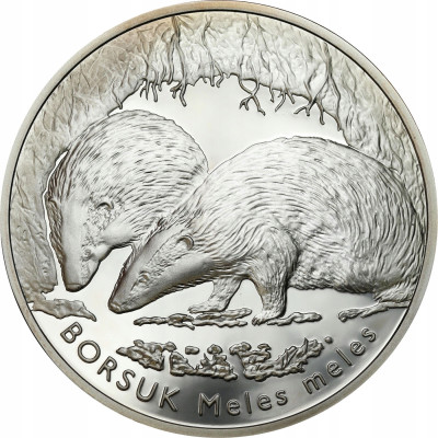 20 złotych 2011 Borsuk - SREBRO