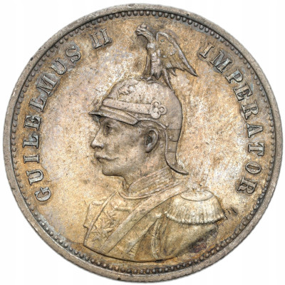 Niemiecka Afryka Wschodnia. Wilhelm II . 1 rupia 1897 – SREBRO