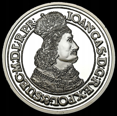 Replika. Talar 1650 Gdańsk Jan II Kazimierz SREBRO