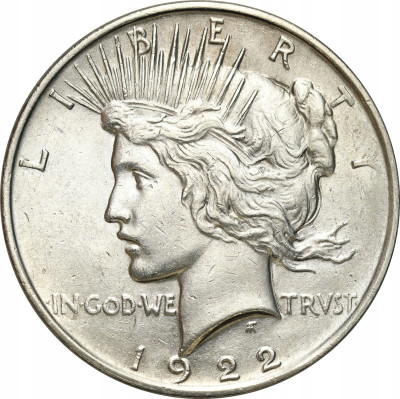 USA. 1 dolar 1922 Peace – SREBRO