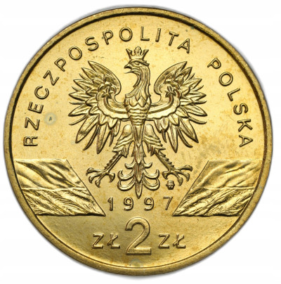 III RP 2 złote 1997 Jelonek Rogacz – RZADSZE