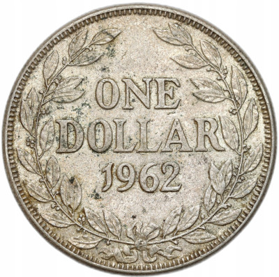Libria. 1 dolar 1962 – SREBRO