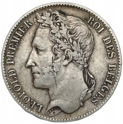 Belgia 5 franków 1849 Leopold - SREBRO