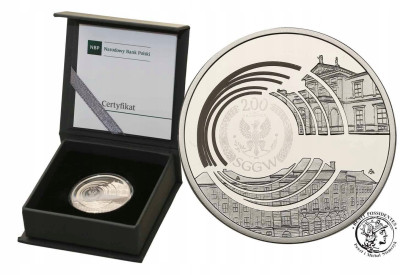 III RP. 10 złotych 2016 SGGW – SREBRO