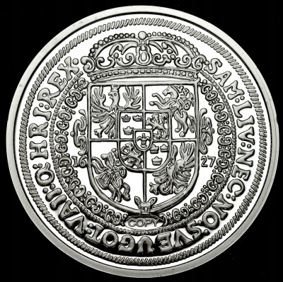 Replika. Zygmunt III Waza. Talar 1627, Bydgoszcz - SREBRO
