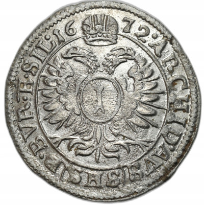 Śląsk 1 Krajcar 1672 (SHS) Wrocław