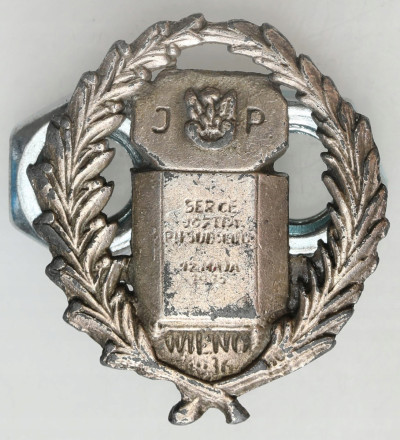 Odznaka patriotyczna. Serce Józefa Piłsudskiego 12 maja 1936, Wilno