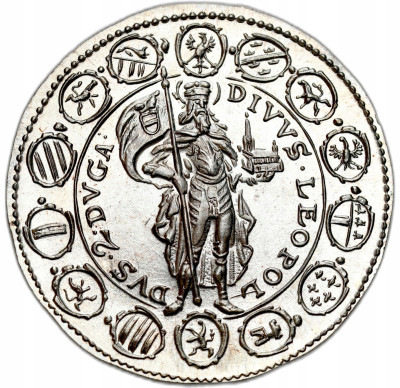 Austria 2 dukaty 1642, kopia z 1963, srebro
