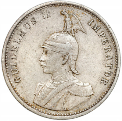 Niemiecka Afryka Wschodnia. Wilhelm II . 1 rupia 1906 – SREBRO