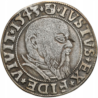 Prusy Książęce. Albert Hohenzollern (1525–1568). Grosz 1543, Królewiec