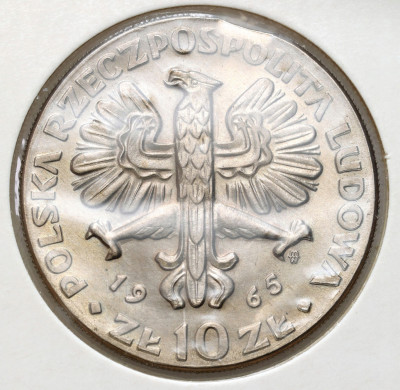 10 złotych 1965 – DESTRUKT