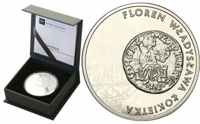 III RP. 20 złotych 2015 Floren Władysława Łokietka - SREBRO