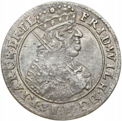 Niemcy. Prusy. Fryderyk Wilhelm. Ort (18 groszy) 1684, H-S, Królewiec