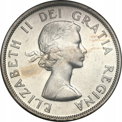 Kanada. 1 dolar 1958, Kolumbia Brytyjska – SREBRO