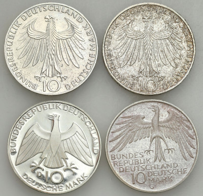 Niemcy. 10 marek 1972 Igrzyska Olimpijskie RÓŻNE, 4 szt – SREBRO