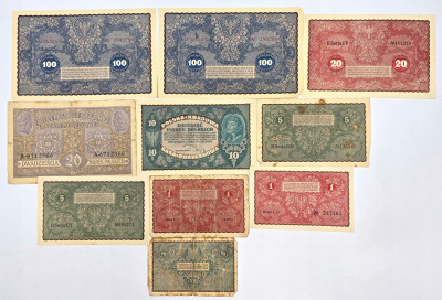 1/2 -100 marek 1916-1920 – 10 szt