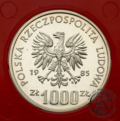 PRÓBA Srebro 500 złotych 1985 ONZ