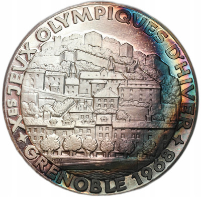 Francja. Medal X Zimowe Igrzyska Olimpijskie w Grenoble 1968 – SREBRO