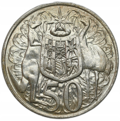 Australia. 50 centów 1966 – SREBRO