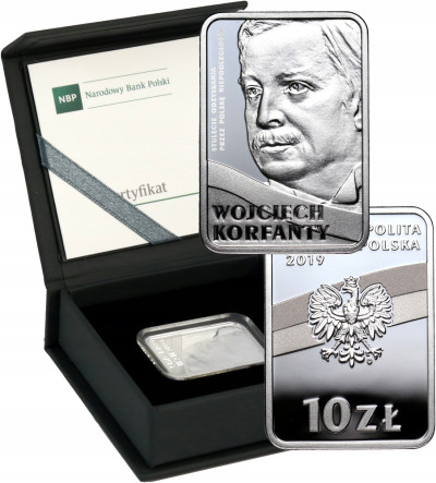 10 złotych 2019 - Wojciech Korfanty