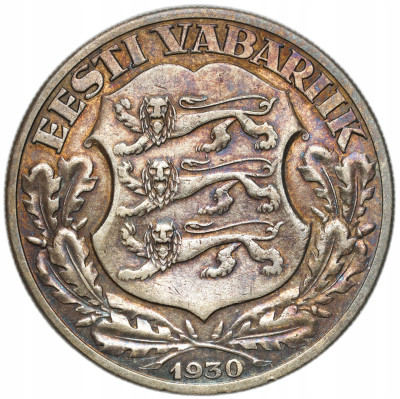 Estonia. 2 korony 1930, Zamek Toompea