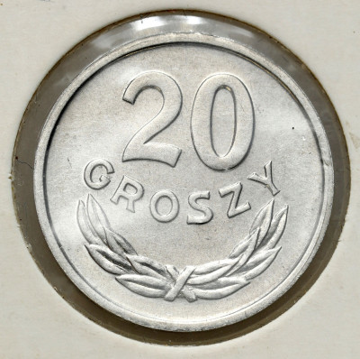 PRL. 20 groszy 1957 - NAJRZADSZY ROCZNIK