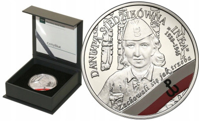 10 złotych 2017 Danuta Siedzikówna ''Inka'' - SREBRO