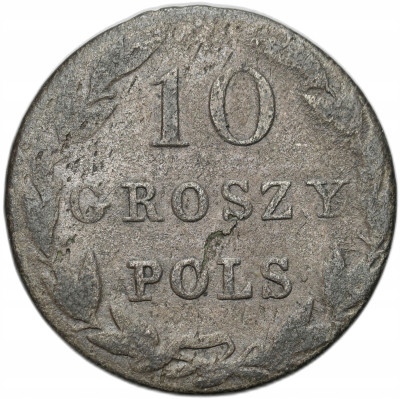 Polska XIX w./Rosja. Mikołaj I. 10 groszy 1831 KG