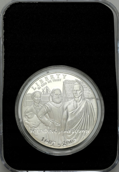 USA 1 dolar 2007 P Jamestown – SREBRO