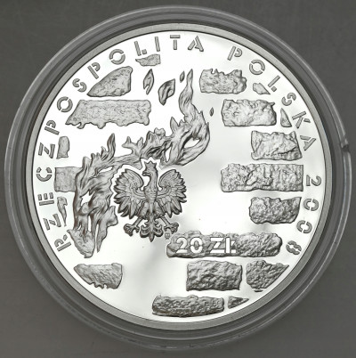 20 złotych 2008 Powstanie w Getcie Warszawskim - SREBRO