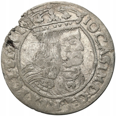 Jan Kazimierz. Szóstak (6 groszy) 1662, Lwów
