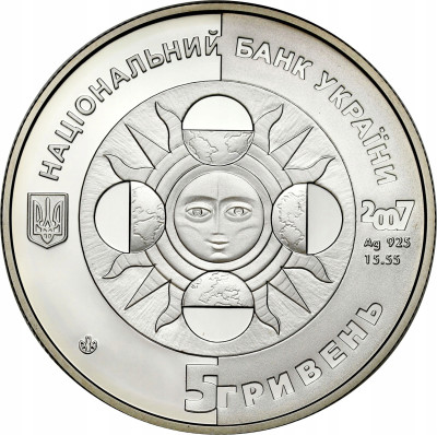 Ukraina 5 hrywien 2007 Znaki zodiaku - Skorpion