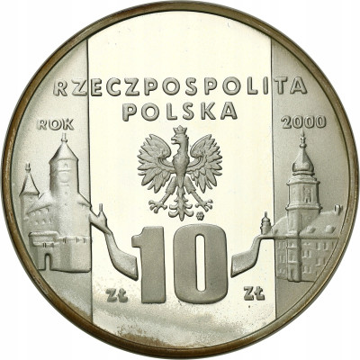 10 złotych 2000 Muzeum w Rapperswillu – SREBRO