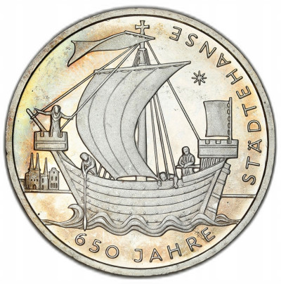 Niemcy. 10 Euro 2006 J, Związek Hanzeatycki – SREBRO 925