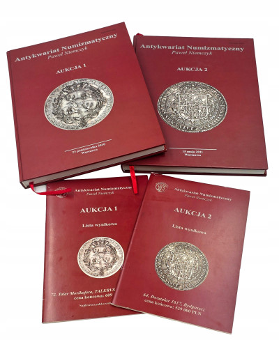 Katalog aukcyjny Aukcja 1 i Aukcja 2 Paweł Niemczyk + listy wynikowe