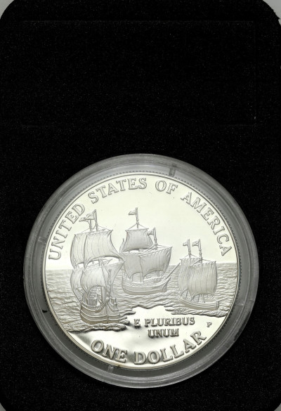 USA 1 dolar 2007 P Jamestown – SREBRO
